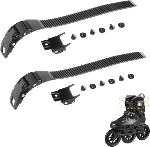 Vista 9 de Homyl Juego de 2 correas duraderas para patines en línea con tornillos + accesorios de reparación de patines con hebilla