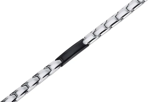 Vista 4 de Brazaletes Smarter LifeStyle elegantes, acero de grado quirúrgico, para pareja