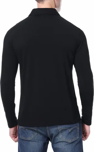 Vista 4 de Alex Vando Polo para hombre, manga corta, ajuste regular, diseño de moda