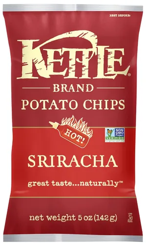Vista 60 de Kettle Brand Papas Fritas, Backyard Barbeque Kettle Chips, Bolsa de Aperitivos, 1.5 Oz