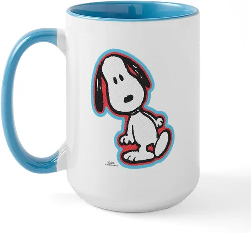 Vista 115 de CafePress SNOOPY Joe Cool - Taza de café de cerámica (15.0 fl oz)