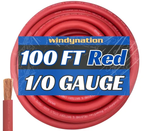Vista 34 de WNI - Cable de cobre para soldar baterías calibre 1/0, 10 pies, color negro, 10 pies color rojo, AWG, ultra flexible, fabricado en los Estados