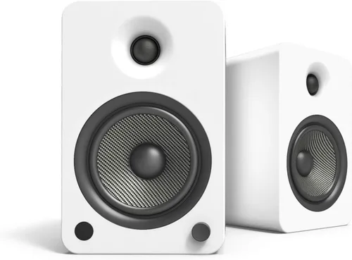 Vista 20 de Kanto YU4GB Altavoces alimentados con Bluetooth y preamplificador phono incorporado Apagado y encendido automáticos Control remoto incluido
