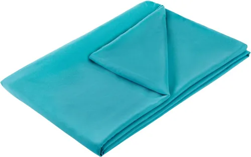 Vista 7 de Funda de manta con peso, 48 x 72 pulgadas, color café, lavable, 8 lazos