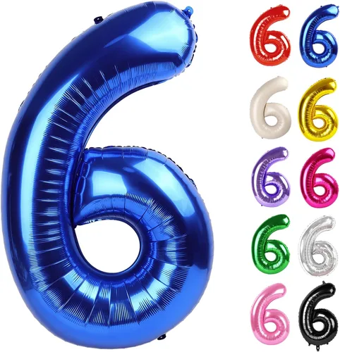 Vista 321 de Globo negro del número 0 de 40 pulgadas – globo número 0, decoraciones