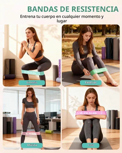 Vista 7 de Pilates Ring Set - Studio-Grade Anti-Deformation Pilates Kit - Pilates Equipment for Home Workout - 14'' Pilates Ring, Pilates Ball, 2 Dumbbells, 5
