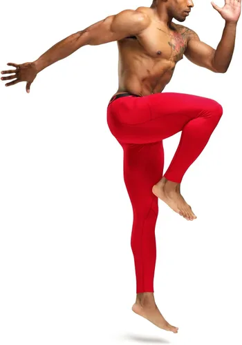 Vista 8 de ATHLIO Men's Thermal Compression Pants, Athletic Running Tights & Sports Leggings, Wintergear Base Layer Bottoms
