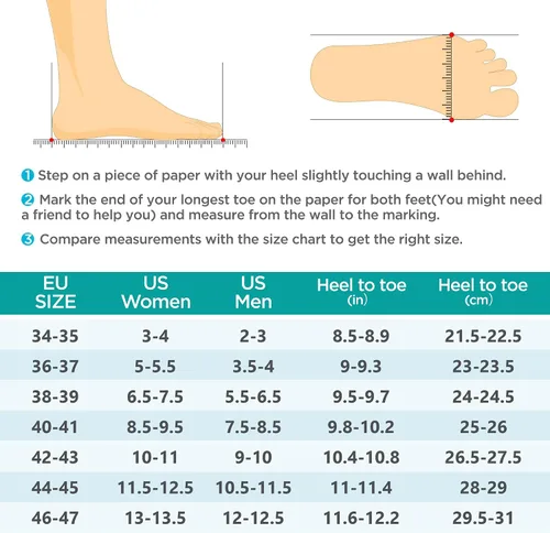 Vista 6 de SEEKWAY SK002 - Zapatos acuáticos unisex de secado rápido, antideslizantes, para playa, natación, piscina, río, navegar y surf