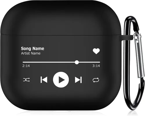 Vista 29 de Funda transparente para AirPods de 2ª generación de 1ª generación, diseño de gatito kawaii para mujeres, hombres y niños, funda de carga de TPU
