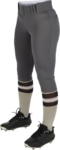 Vista 10 de Champro Girls' Tournament Traditional Low-Rise Softball Knicker Negro