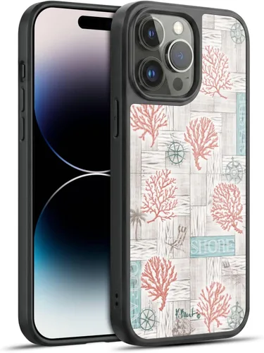 Vista 117 de Head Case Designs Officially Licensed Paul Brent Agate Mermaid Coastal Gel Armor Case [Military Grade Drop Protection] Compatible with Apple iPhone