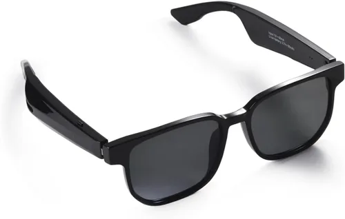 Vista 6 de Gafas inteligentes con altavoz Bluetooth, gafas de audio inteligentes de oído abierto, gafas inteligentes para exteriores para hombres y mujeres