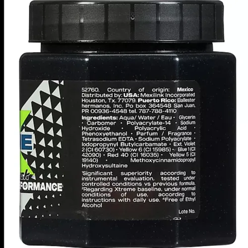 Vista 3 de Wet Line Xtreme Reaction Black Ultimate Hold Gel de 8.8 onzas - Juego de 2