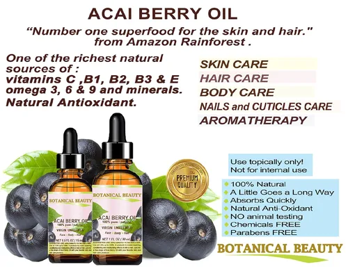 Vista 5 de Botanical Beauty Aceite portador prensado en frío virgen natural 100% puro sin refinar. 0.5 onzas líquidas-0.5 fl oz. Para cara, piel, cabello