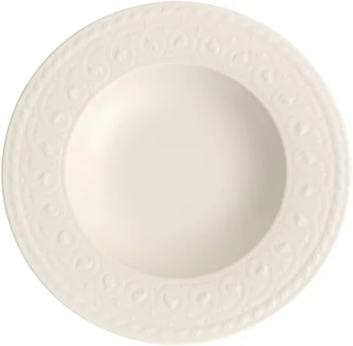 Vista 5 de Villeroy & Boch Cellini - Plato llano, 10.5 pulgadas, porcelana premium, color blanco