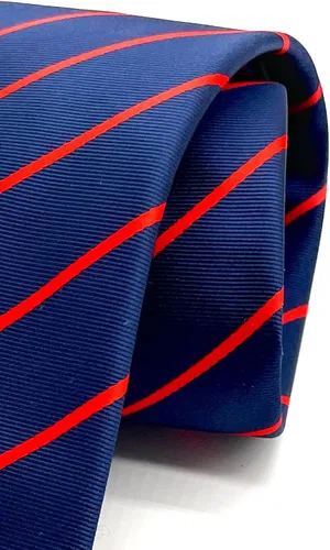 Vista 12 de Scott Allan - Corbatas de rayas para hombre - Corbata tejida para hombre