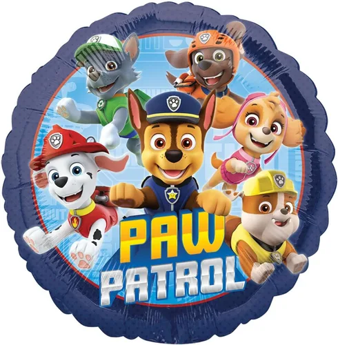 Vista 3 de Anagram Paw Pups on Patrol Suministros para Fiesta de 3er Cumpleaños Chase Ramo de Globos de 13 Piezas Decoraciones