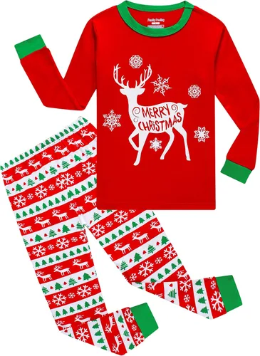 Vista 2 de Pijamas familiares a juego de Navidad ropa de dormir de algodón con esqueleto para Halloween 2023