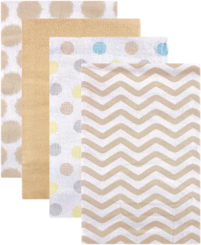 Vista 29 de Luvable Friends Mantas unisex de franela de algodón para bebé, paquete de 84 ABC, talla única