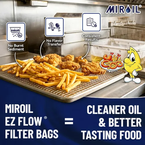 Vista 4 de Miroil RB6PS/12852 EZ Flow "Snap On" Bolsa Filtro