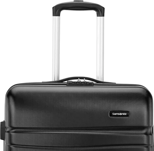 Vista 4 de Samsonite Evolve Se Hardside Equipaje expandible con ruedas giratorias dobles, negro ( Bass Black ), Evolve Se Hardside - Equipaje expandible