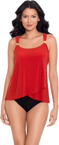 Vista 21 de Miraclesuit Traje de baño para mujer Dazzle con cuello redondo y aros