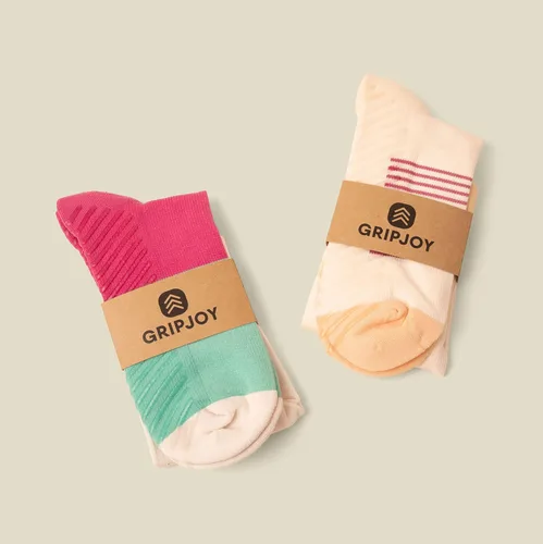 Vista 2 de Gripjoy Calcetines de compresión para mujer, calcetines de compresión para hombre, calcetines de compresión para embarazo