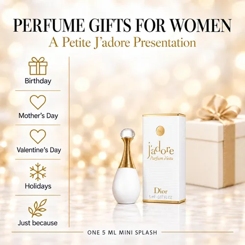Vista 3 de Dior J'Adore Parfum D'eau - Mini perfume para mujer, tamaño de viaje
