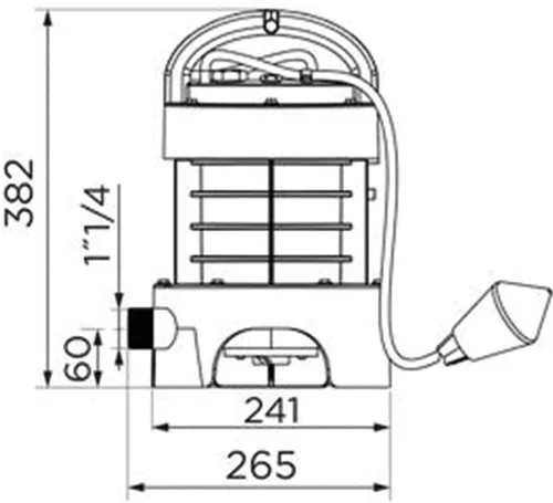 Vista 3 de SFA SFPUMP Submersible Sanipump Pump with Cutting Unit Stainless Steel Shredder for Waste Water Disposal from Underground Pits and Tanks, Discharge