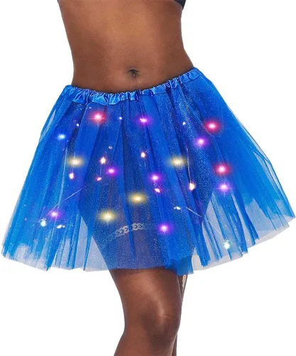 Vista 2 de GRAEEN Faldas de tutú LED con luz y tutú de tul para mujer
