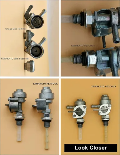 Vista 5 de YAMAKATO Generador Petcock 310574GS para Champion Generac 310573GS Fuel Tank Shut Off Valve Gas Switch 193272GS 204743GS All Power Briggs and