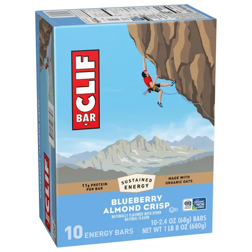 Vista 10 de CLIF BAR Barras energéticas proteicas, arándanos y almendras crujientes