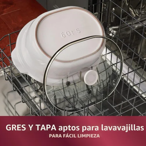 Vista 6 de Crock-Pot Olla de cocción lenta programable de 6 cuartos con Sous Vide, leche de avena
