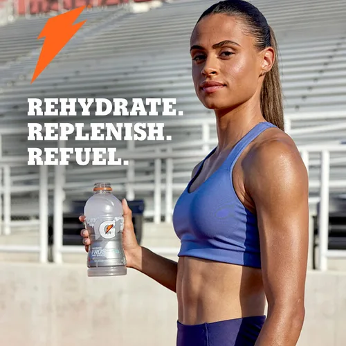 Vista 5 de Gatorade Frost Thirst Quencher, Arctic Blitz, botellas de 12 onzas (paquete de 24)