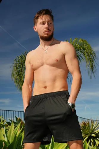 Vista 3 de Deyeek Pantalones cortos para hombre Negro