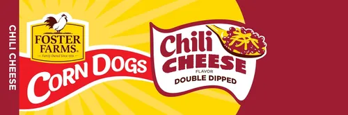 Vista 2 de Foster Farms Chili Lovers Chicken Corn Dog, 4 onzas- 36 por caja.