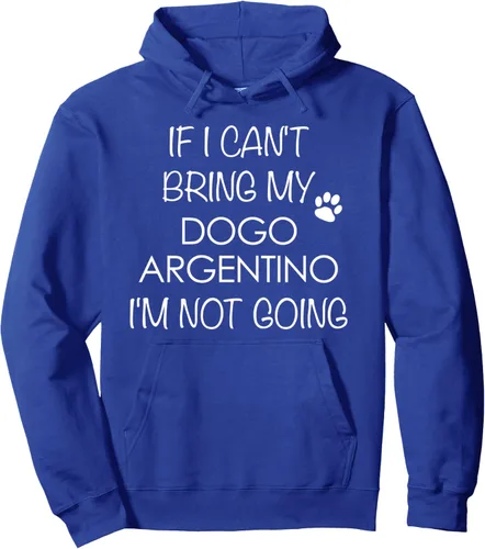 Vista 3 de Dogo Argentino - Camiseta con capucha "If I Can't Bring My Dog", Negro