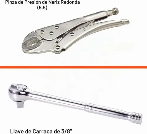 Vista 5 de Kit de herramientas de reparación de motocicletas compactas compatible con motocicletas Harley HD
