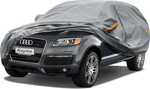 Vista 78 de Kayme Funda de Coche de Servicio Pesado Impermeable para Todo Tipo de Clima, Ajuste Personalizado para Tesla Model S, Cubierta Exterior Completa