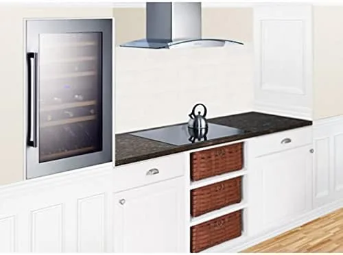 Vista 2 de Summit VC60D 24 Inch Wide 51 Bottle Capacity Built In Wine Cooler with Dual Temperature Zones