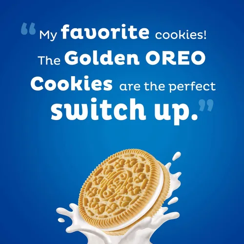 Vista 22 de OREO Galletas Golden Sandwich, tamaño familiar, paquetes de 12 - 19.1 onzas
