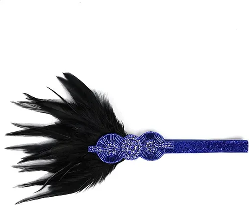 Vista 4 de 1920s Flapper Headband Roaring 20s Great Gatsby Headpiece for Women headpieces Headband