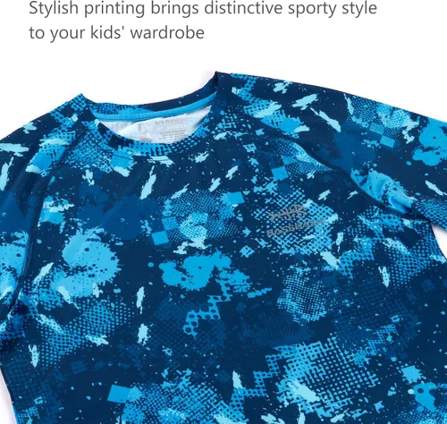 Vista 3 de BASSDASH Camiseta de pesca de manga larga para jóvenes UPF50+ camuflaje con protección UV de secado rápido