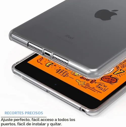 Vista 4 de Puxicu Funda para iPad mini 5 / Mini 4 / Mini 3 / Mini 2 / Mini 1, diseño delgado y suave TPU funda protectora para iPad mini 7.9 pulgadas tablet