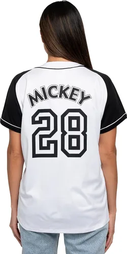 Vista 2 de Disney Mickey Mouse 28 - Camiseta para mujer con botones frontales