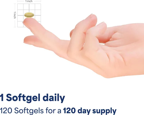 Vista 5 de Puritan's Pride Q-Sorb CoQ10 Softgel, 400 Mg, 120