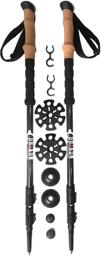 Vista 8 de Drakon Sticks 2.0 - Bastones de senderismo ultraligeros 100% fibra de carbono 100% fibra de carbono
