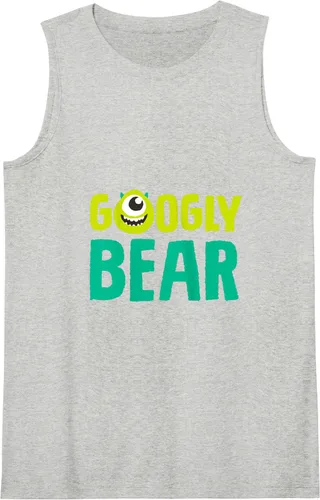 Vista 5 de Disney and Pixar's Monsters, Inc. Mike Wazowski - Camiseta sin mangas con oso, Negro, S