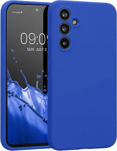 Vista 10 de kwmobile Funda compatible con Samsung Galaxy A13 4G - Funda delgada de silicona TPU - Acabado suave al tacto - Amarillo radiante