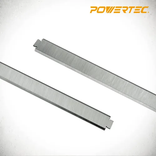 Vista 2 de POWERTEC Cuchillas cepilladoras de 13 pulgadas para cepilladoras Ridgid TP1300, TP13001, TP13002, repuesto para cuchillos cepilladores AC8630, juego